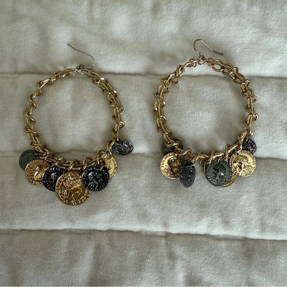 Bundle of 5 pairs of earrings custom jewelry silver gold dangle studs pierced